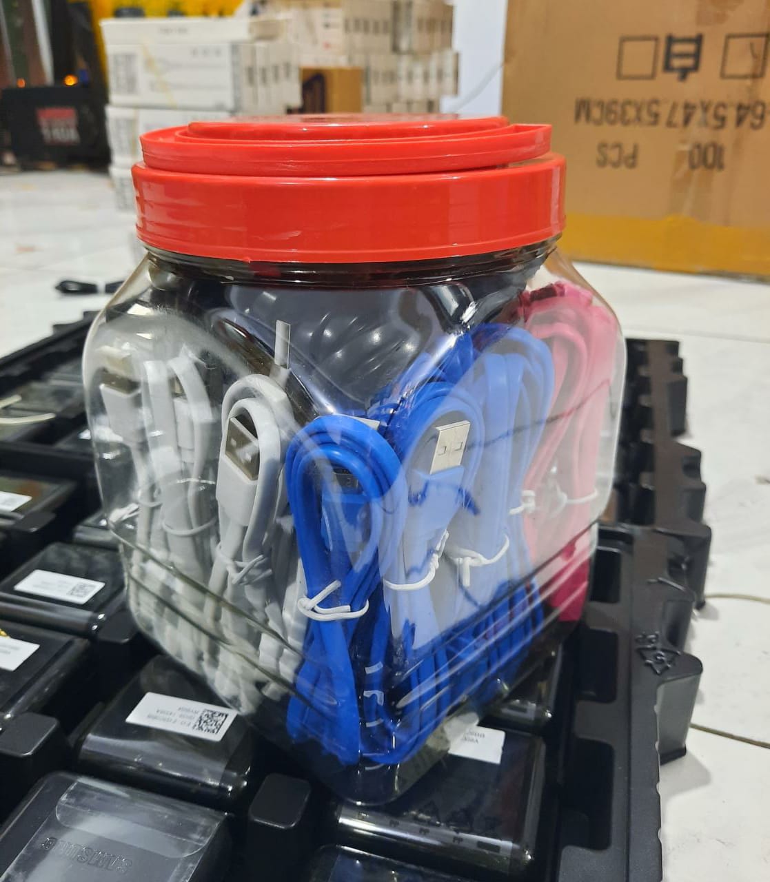 KABEL DATA WARNA WARNI TOPLES